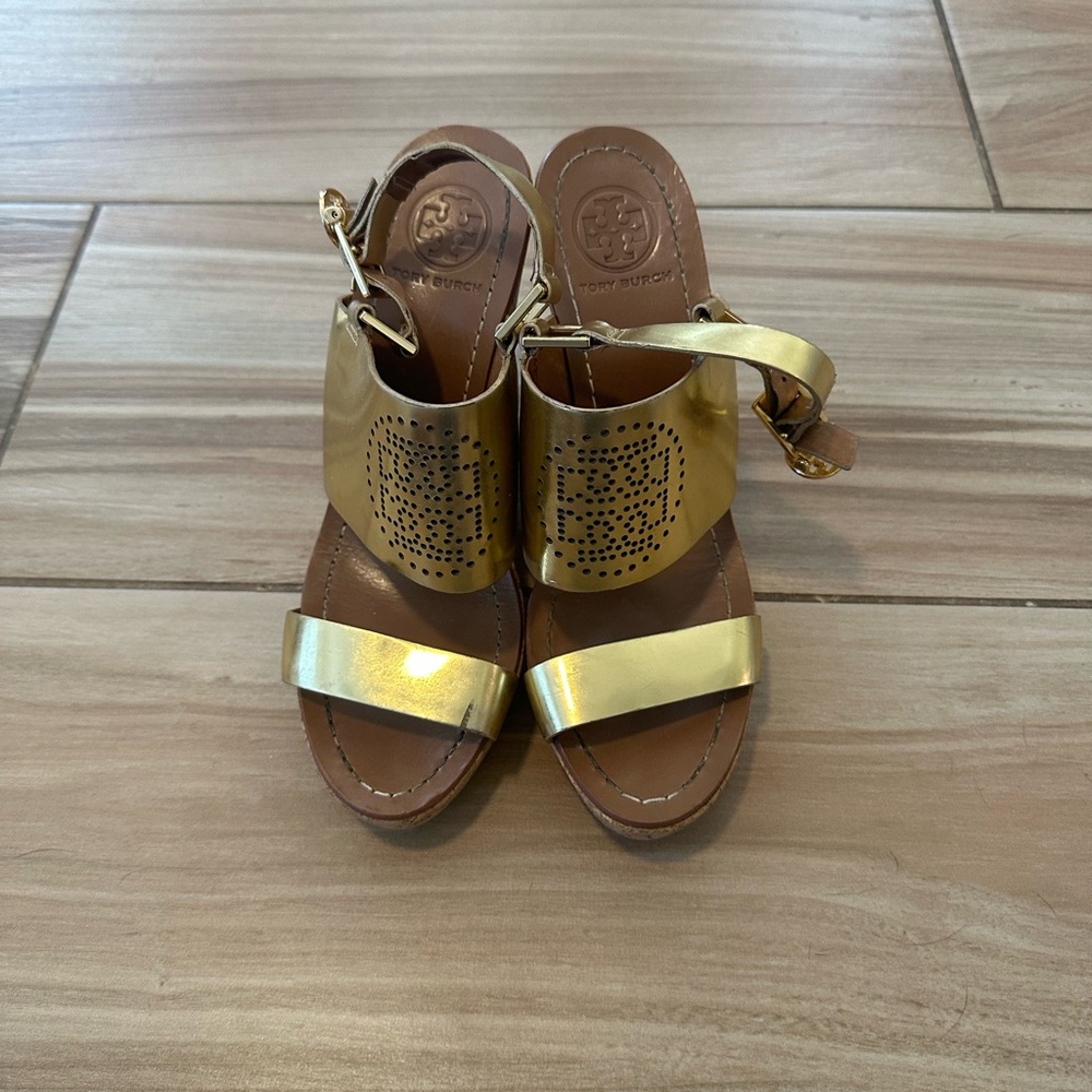 Tory Burch Golden Heels